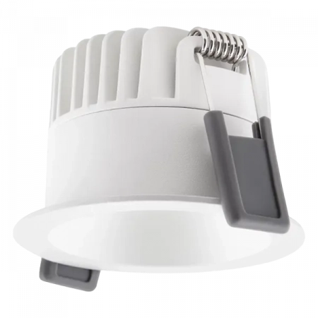 SPOT DK FIX P  8W/927  DIM (Отсечка) 36° IP44 640Lm d81(68)x54  DIP-перекл - белый LED свет-к LEDV