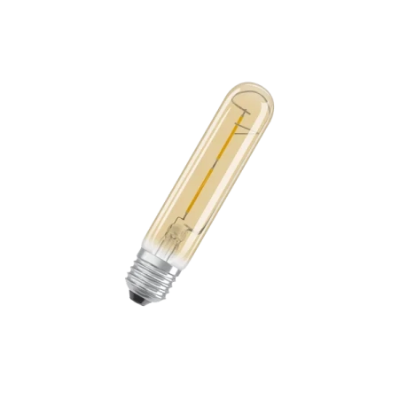 2.2W/2000K (=20W) E27  Tubular/FILAMENT/GOLD  138x32мм - Светодиодная филаментная лампа Циллиндр OSRAM Vintage 1906