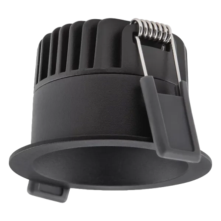 SPOT DK FIX P  8W/930  DIM (Отсечка) 36° IP44 680Lm d81(68)x54  DIP-перекл - чёрный LED свет-к LEDV