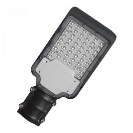FL-LED Street-01  50W  Grey  4500K   390*155*55мм D50  5200Лм   220-240В  (консольный светодиодный)