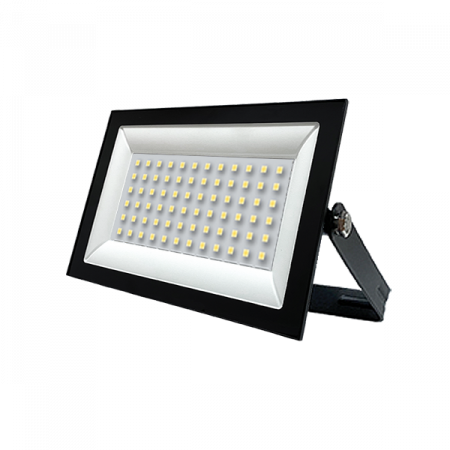 70W/6400K (Чёрный) IP65 5950Lm - Светодиодный прожектор Чёрный FL-LED Light-PAD Black FOTON LIGHTING