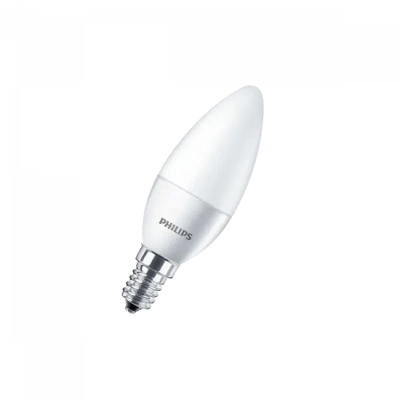 5W/4000K(=40W)  E14  B35 FR 500lm - Светодиодная лампа свеча PHILIPS Ecohome LED Candle