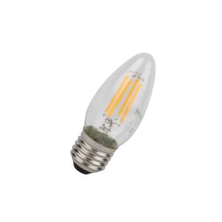 4W/4000K (=40W) E27 230V  LED Star 5Y FILAMENT прозрачная - Светодиодная филаментная лампа Свеча OSRAM