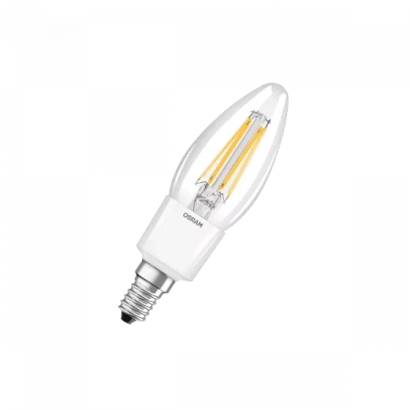 5.5W/2700K (=60W) E14 PARATHOM FILAMENT прозрачная - Светодиодная филаментная лампа Свеча OSRAM