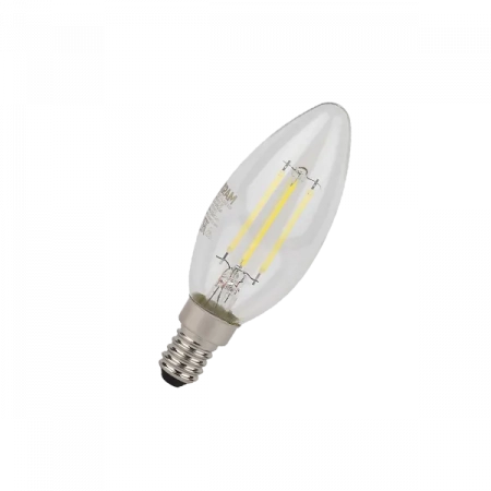 5W/2700K (=60W) E14 230V  LED STAR 5Y FILAMENT прозрачная - Светодиодная филаментная лампа Свеча OSRAM