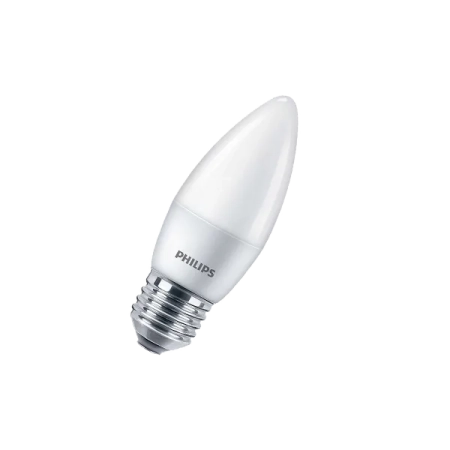 6W/4000K(=75W) E27 FR 620lm - Светодиодная лампа Свеча PHILIPS ESS LEDCandle