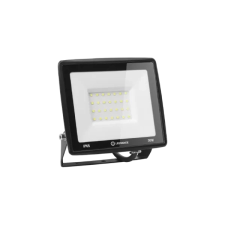 30W/4000K 230V IP65 3000Lm 110° 150x151x24mm RU - Светодиодный прожектор чёрный LEDVANCE FL ECO
