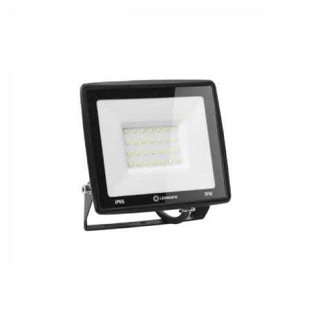 30W/6500K 230V IP65 3000Lm 110° 150x151x24mm RU - Светодиодный прожектор чёрный LEDVANCE FL ECO