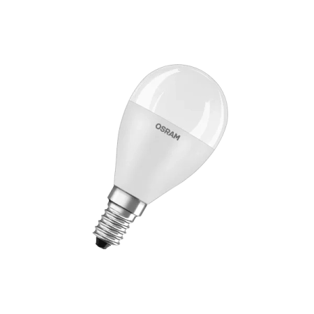 LS 5.5W/4000K (=40W) E14  LED Star 2Y  220-240V FR 470lm  200° 15000h - Светодиодная лампа Шарик OSRAM