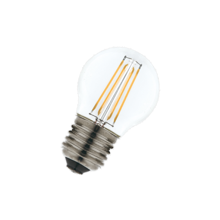 FL-LED Filament G45 6W E27 3000К 220V 600Лм 45*75мм  - Светодиодная Филаментная лампа шарик прозрачная FOTON_LIGHTING