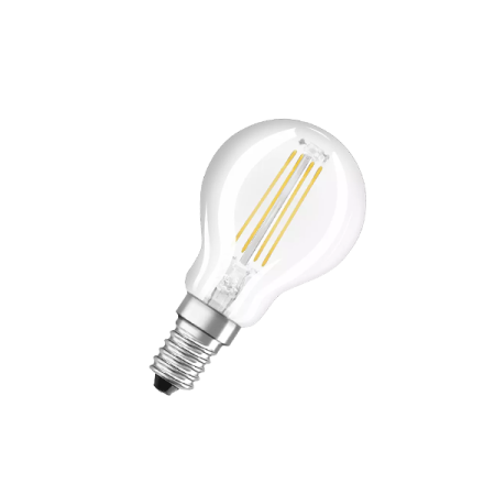 6W/4000K (=75W) E14 230V  LED Star 2Y FILAMENT прозрачная - Светодиодная филаментная лампа Шарик OSRAM