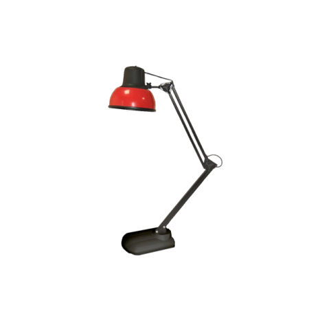 Бета К+ ННБ37-60-160 (220В, 60Вт, ЛОН/LED Е27, на подставке)  настол., без лампы, красный
