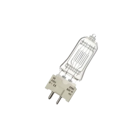 TU  240V  500W  GY9,5 (FRJ  CP/82)  d25x85mm  150h - лампа TU (OSR 64674)