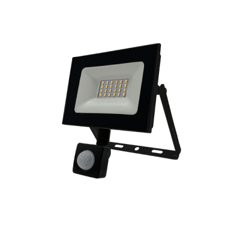 20W/4200К SENSOR (ЧЁРНЫЙ)  220-240В  1700Лм 122x150x45мм - Светодиодный прожектор с датчиком движения и освещённости FOTON LIGHTING