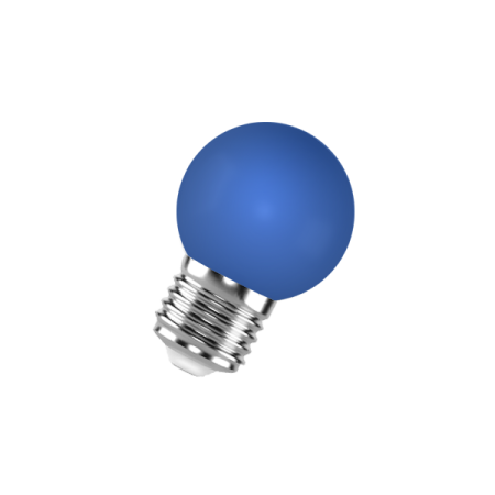 FL-LED DECO-GL45 1W E27    BLUE     230V  E27 синий (LED шарик) FOTON  -  лампа
