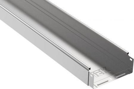 Лоток листовой неперфорированный 150х80 L3000 сталь 0.7мм IEK CLN10-080-150-3